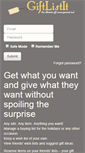 Mobile Screenshot of giftlistit.com